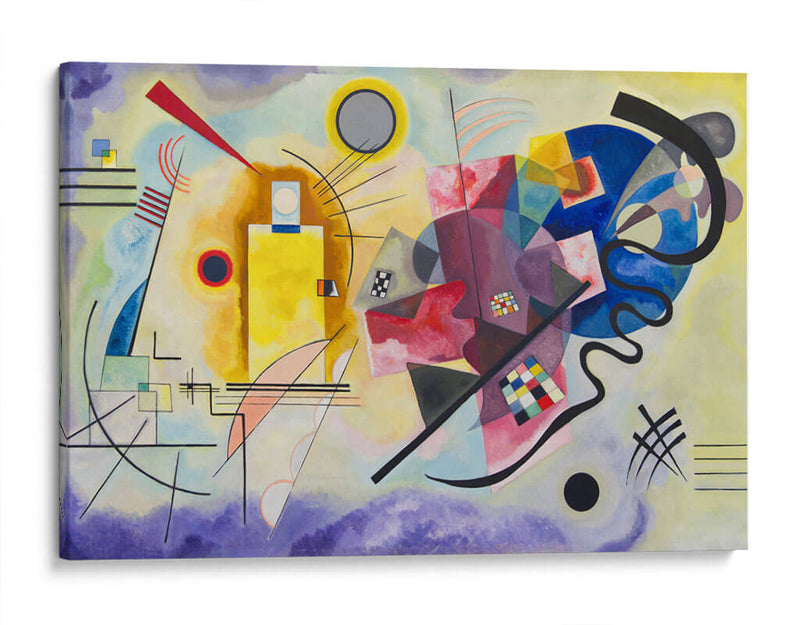 Amarillo, rojo y azul - Wassily Kandinsky | Cuadro decorativo de Canvas Lab