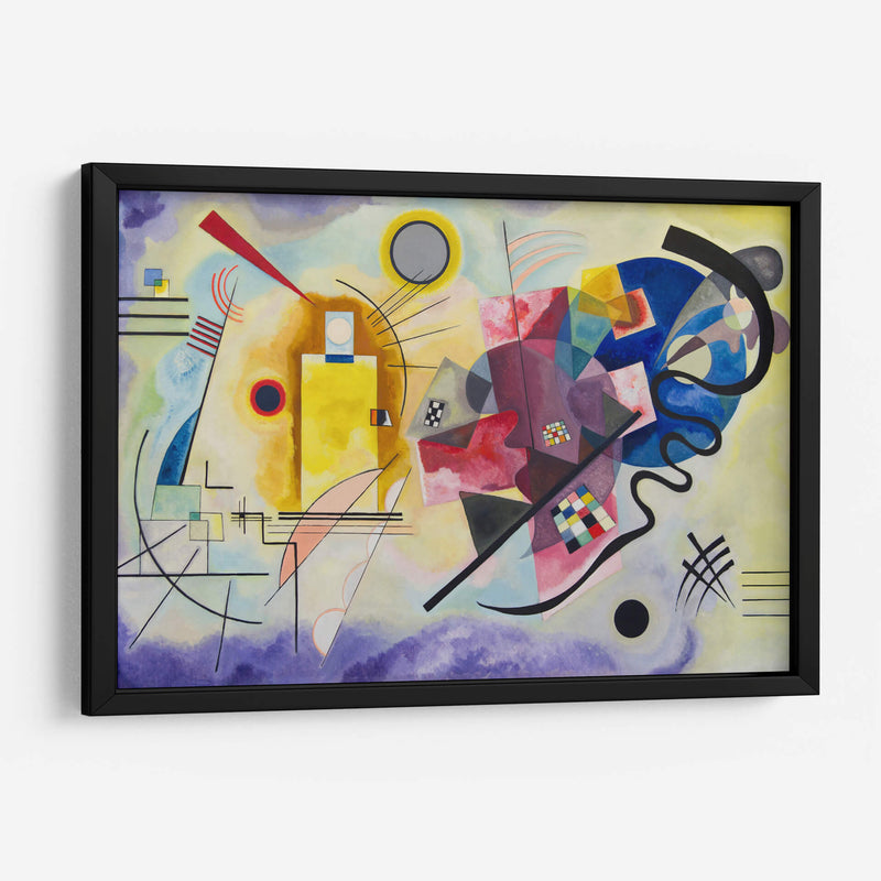 Amarillo, rojo y azul - Wassily Kandinsky | Cuadro decorativo de Canvas Lab