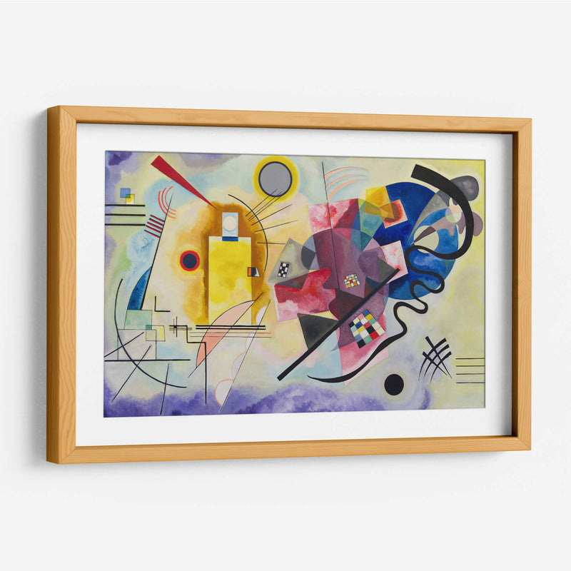 Amarillo, rojo y azul - Wassily Kandinsky | Cuadro decorativo de Canvas Lab