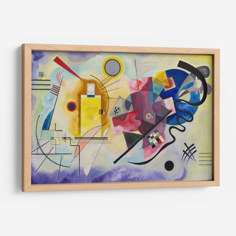 Amarillo, rojo y azul - Wassily Kandinsky | Cuadro decorativo de Canvas Lab