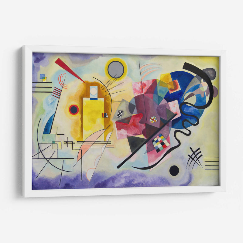 Amarillo, rojo y azul - Wassily Kandinsky | Cuadro decorativo de Canvas Lab