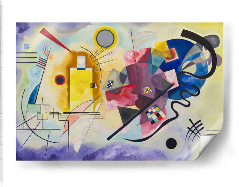 Amarillo, rojo y azul - Wassily Kandinsky | Cuadro decorativo de Canvas Lab