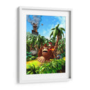 Donkey y Diddy en la selva | Cuadro decorativo de Canvas Lab