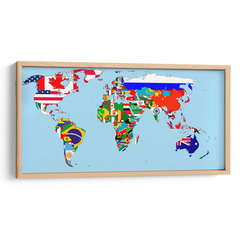 Banderas del mundo | Cuadro decorativo de Canvas Lab