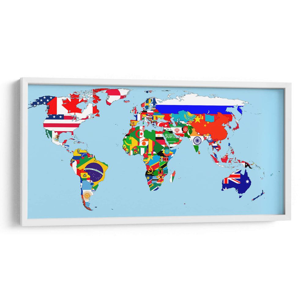 Banderas del mundo | Cuadro decorativo de Canvas Lab