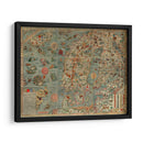 Carta Marina - Primeros mapas de Escandinavia | Cuadro decorativo de Canvas Lab