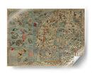 Carta Marina - Primeros mapas de Escandinavia | Cuadro decorativo de Canvas Lab