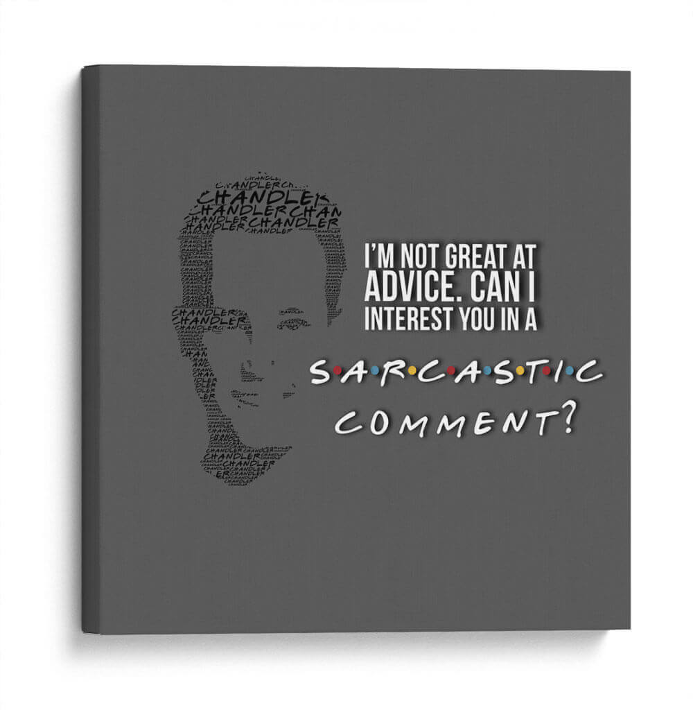Chandler quote | Cuadro decorativo de Canvas Lab