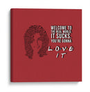 Monica quote | Cuadro decorativo de Canvas Lab