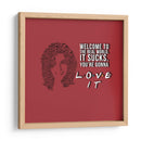 Monica quote | Cuadro decorativo de Canvas Lab