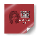 Monica quote | Cuadro decorativo de Canvas Lab