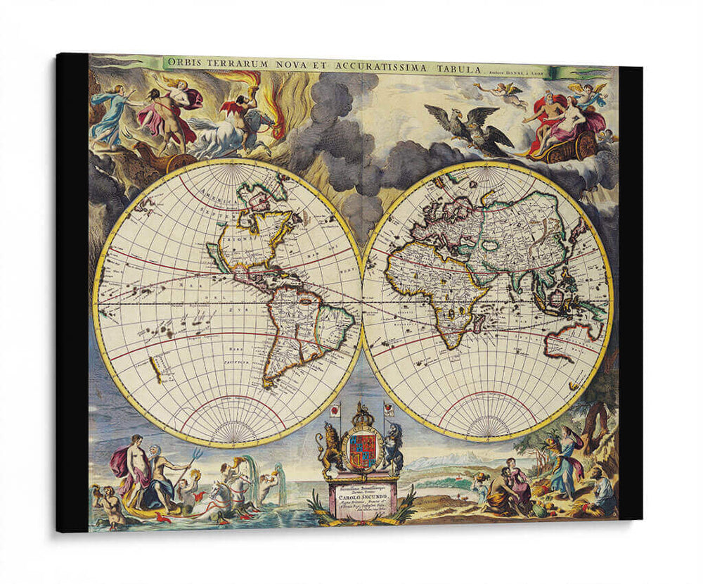 El mundo en la antigüedad | Cuadro decorativo de Canvas Lab