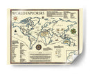 Explorers of the world | Cuadro decorativo de Canvas Lab