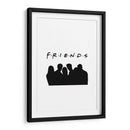 Friends silhouettes | Cuadro decorativo de Canvas Lab