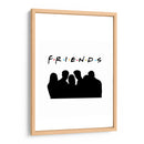 Friends silhouettes | Cuadro decorativo de Canvas Lab