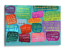 Friends - Various quotes | Cuadro decorativo de Canvas Lab