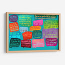 Friends - Various quotes | Cuadro decorativo de Canvas Lab