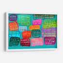 Friends - Various quotes | Cuadro decorativo de Canvas Lab