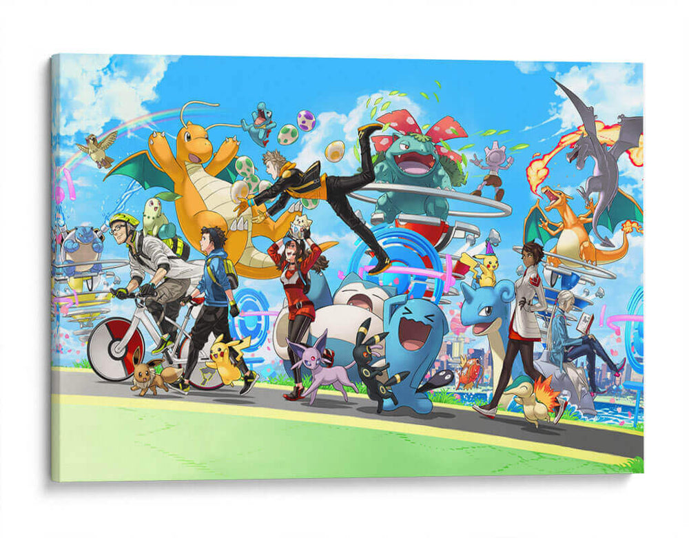 Fun in Pokémon Go | Cuadro decorativo de Canvas Lab