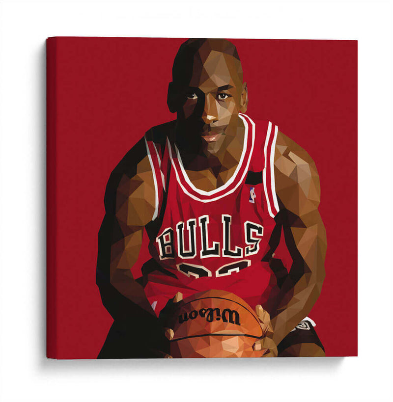 Jordan geométrico | Cuadro decorativo de Canvas Lab