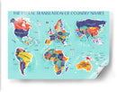 Literal translation of country names | Cuadro decorativo de Canvas Lab