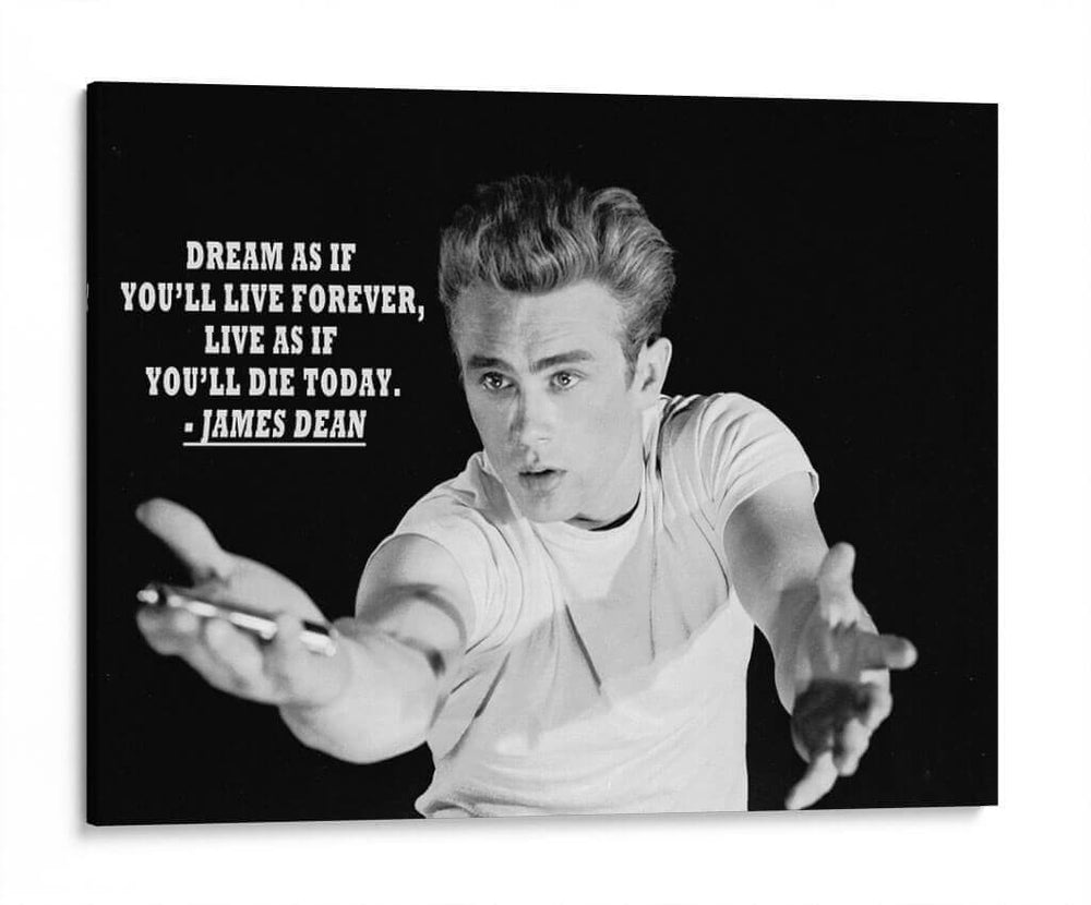 Live as if you'll die today | Cuadro decorativo de Canvas Lab