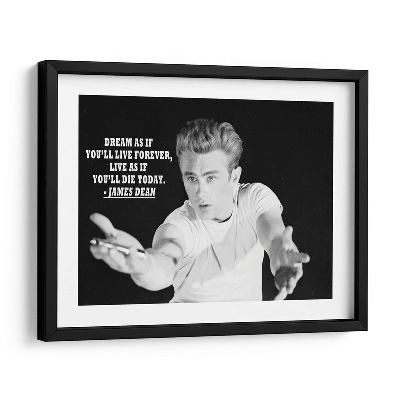 Live as if you'll die today | Cuadro decorativo de Canvas Lab