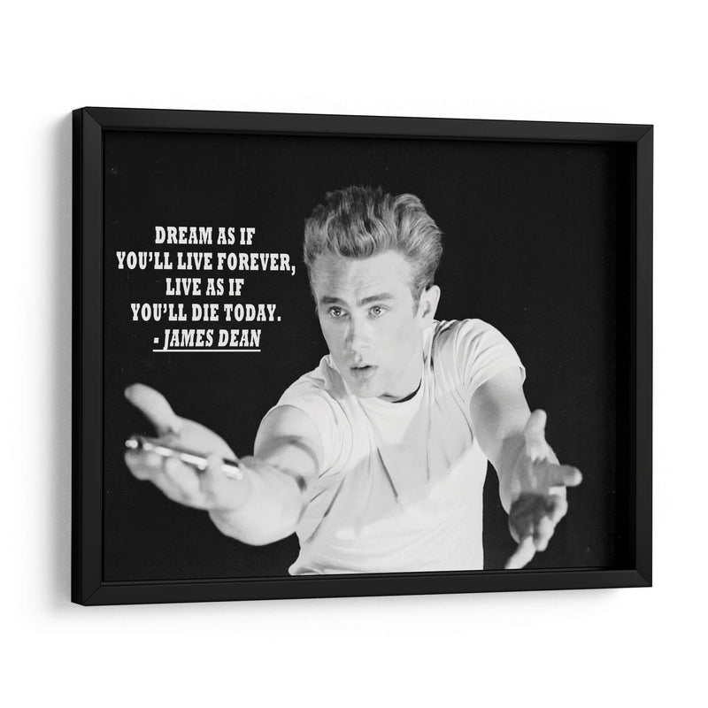 Live as if you'll die today | Cuadro decorativo de Canvas Lab