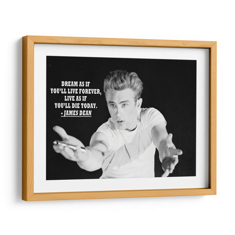 Live as if you'll die today | Cuadro decorativo de Canvas Lab