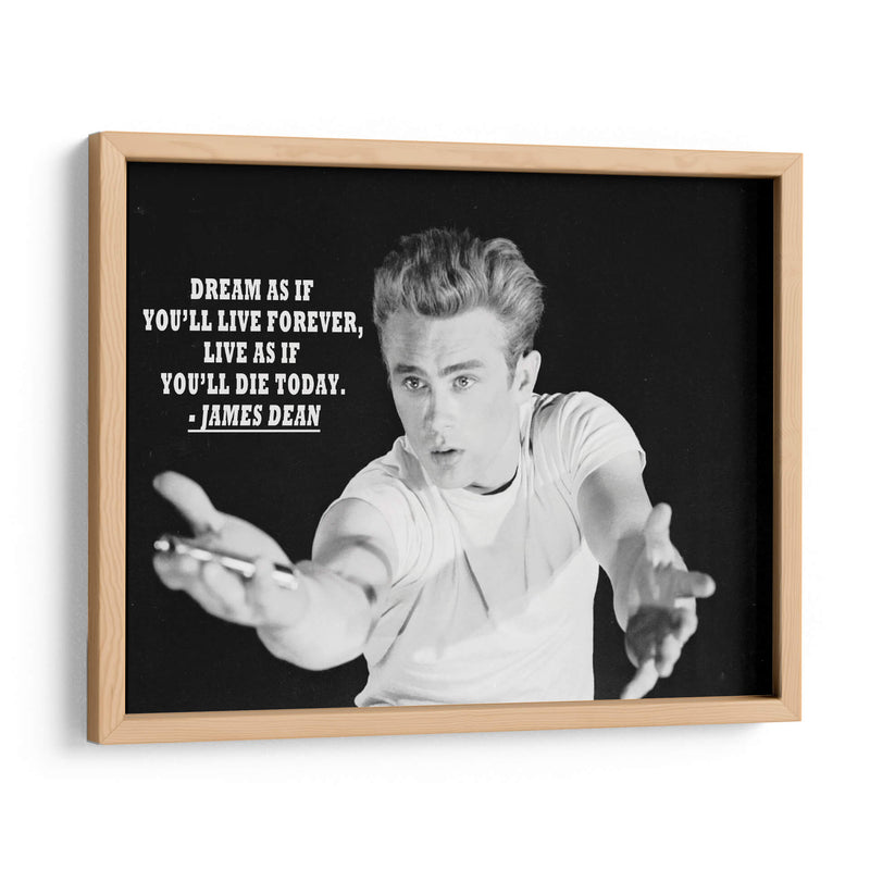 Live as if you'll die today | Cuadro decorativo de Canvas Lab