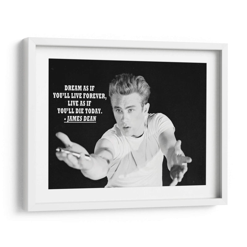 Live as if you'll die today | Cuadro decorativo de Canvas Lab