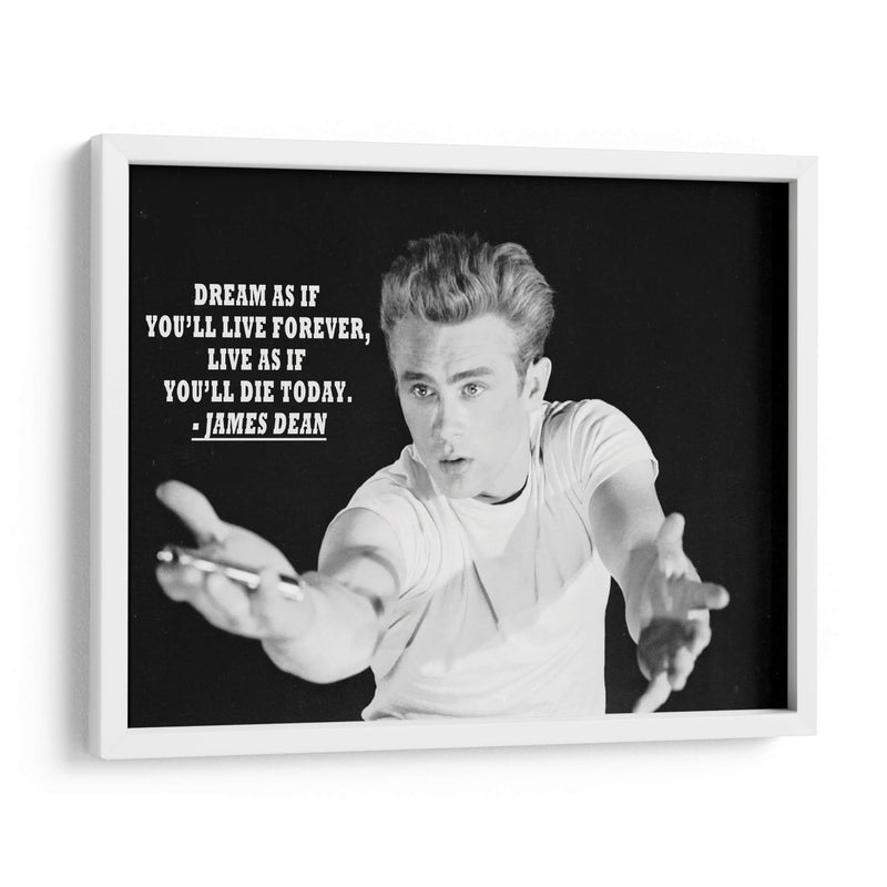 Live as if you'll die today | Cuadro decorativo de Canvas Lab