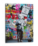 Love is the Answer - Mr. Brainwash | Cuadro decorativo de Canvas Lab