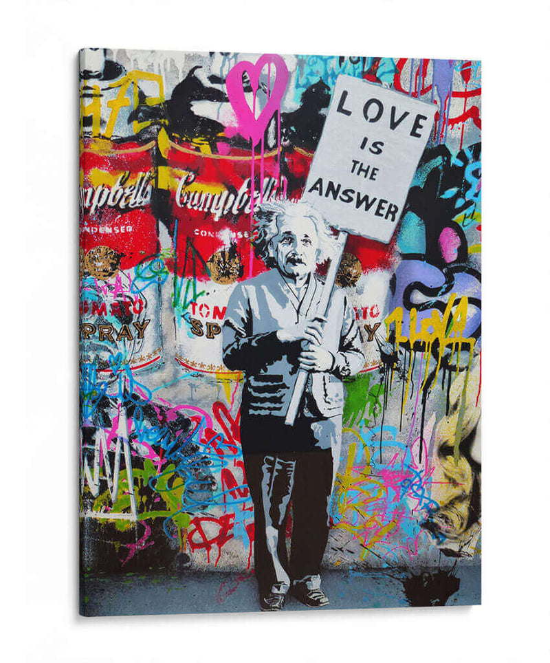 Love is the Answer - Mr. Brainwash | Cuadro decorativo de Canvas Lab