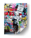 Love is the Answer - Mr. Brainwash | Cuadro decorativo de Canvas Lab