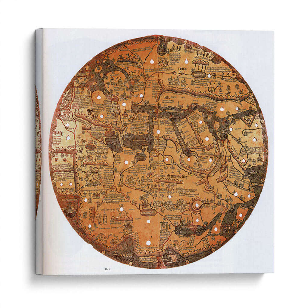 Mapa de los Borgia XV | Cuadro decorativo de Canvas Lab