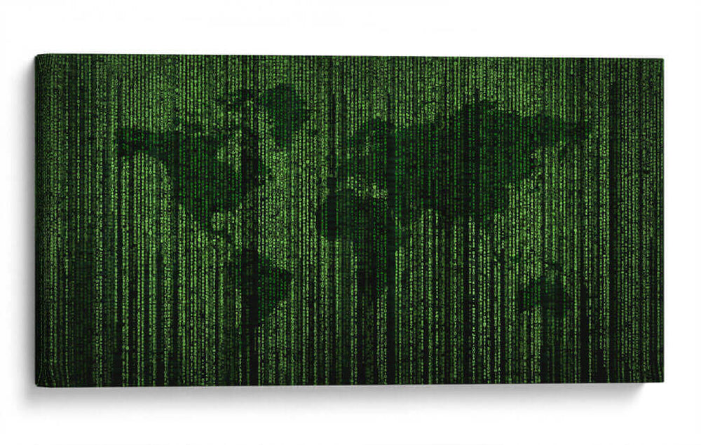 El mundo en la mátrix | Cuadro decorativo de Canvas Lab