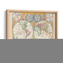 El mundo en hemisferios hacia 1794 | Cuadro decorativo de Canvas Lab