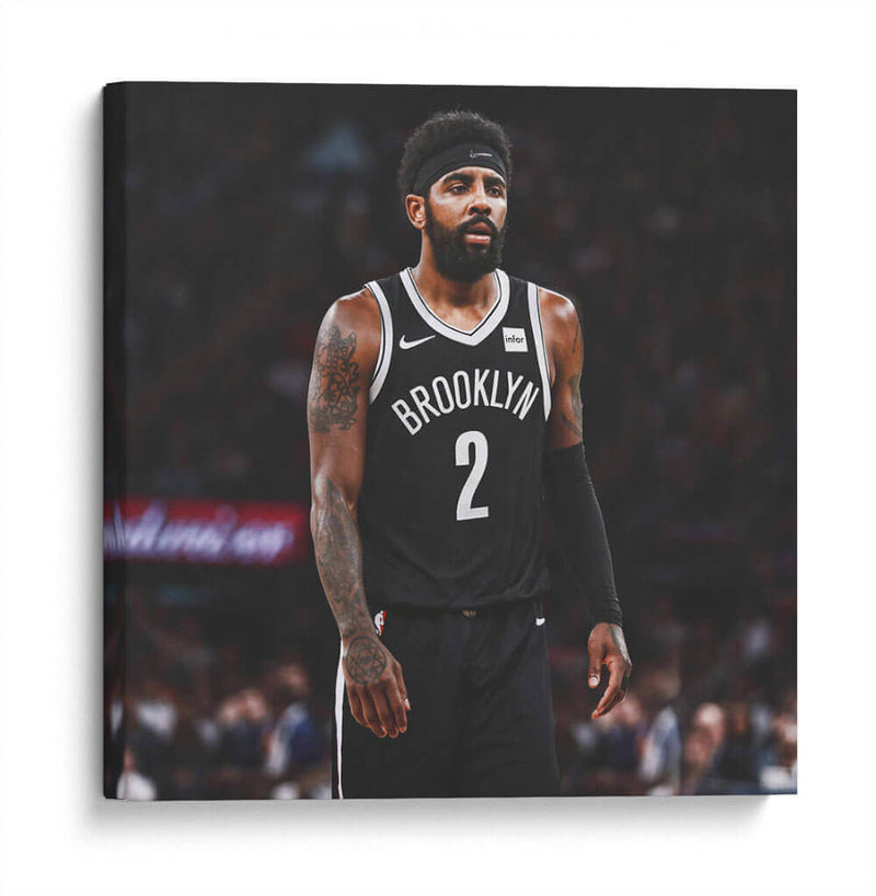 Kyrie Irving suspirando | Cuadro decorativo de Canvas Lab