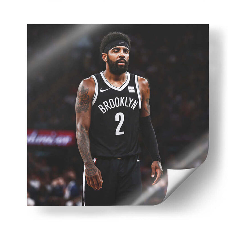 Kyrie Irving suspirando | Cuadro decorativo de Canvas Lab