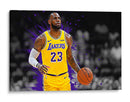 Lebron James Lakers | Cuadro decorativo de Canvas Lab