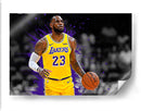 Lebron James Lakers | Cuadro decorativo de Canvas Lab