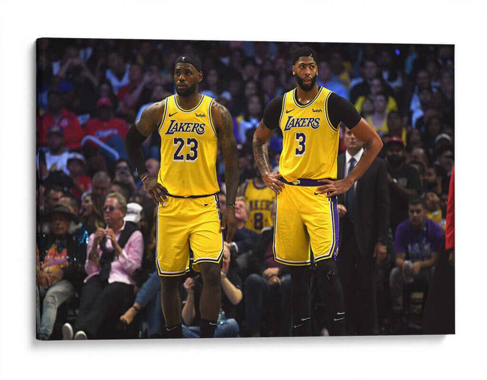 Lebron playing | Cuadro decorativo de Canvas Lab