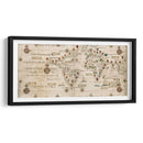 Mapamundi de Domingos Teixeira | Cuadro decorativo de Canvas Lab