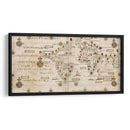 Mapamundi de Domingos Teixeira | Cuadro decorativo de Canvas Lab