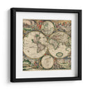 Mapamundi de Gerard van Schagen hacia 1689 | Cuadro decorativo de Canvas Lab