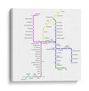 Metro de Amsterdam, Holanda | Cuadro decorativo de Canvas Lab
