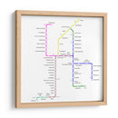 Metro de Amsterdam, Holanda | Cuadro decorativo de Canvas Lab