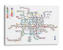 Metro de Beijing | Cuadro decorativo de Canvas Lab