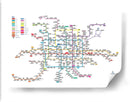 Metro de Beijing | Cuadro decorativo de Canvas Lab